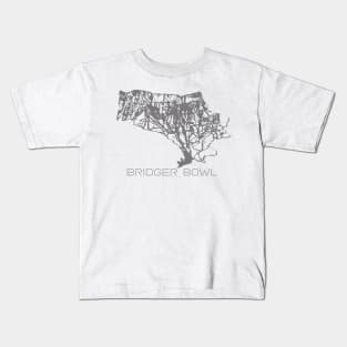 Bridger Bowl Resort 3D Kids T-Shirt